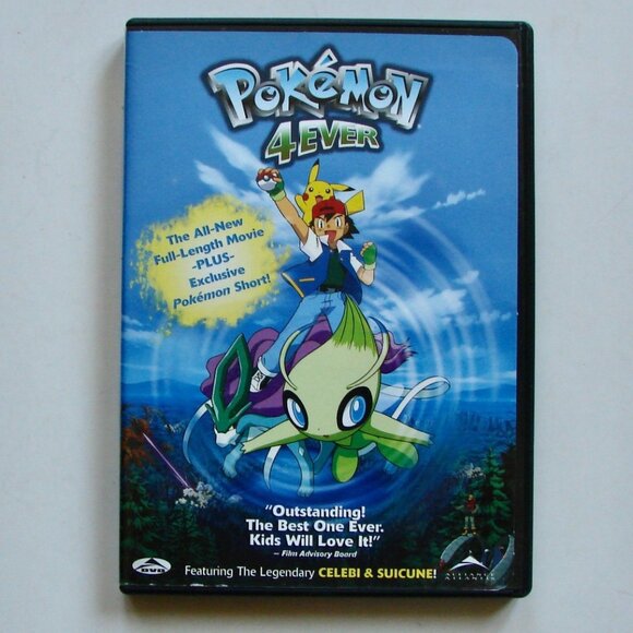 Pokemon 4 Ever DVD Full Length Movie Pikachu - Picture 1 of 4